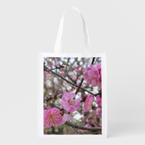 Pink Cherry Blossom  Sakura  サクラ桜 Grocery Bag