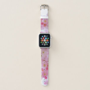 Pink Cherry Blossoms Apple Watch Band