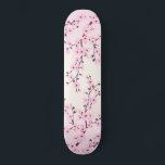Pink Cherry Blossoms Floral Skateboard<br><div class="desc">Cute pink girly cherry blossom design for her. A beautiful gift for teen girls. Designed with layered images, you can create your own customized skateboard. You can customize further by selecting “customize” and navigating to the layers section to view the images and change the background color or the size of...</div>