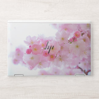 Pink Cherry Blossoms Flowers Branch Pink Flowers HP Laptop Skin