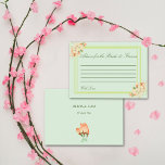 Pink Cherry Blossoms , Wedding  Advice Card<br><div class="desc">Customize this "Pink Cherry Blossoms , Wedding Advice Card " to add a special touch. Personalize by adding your own wedding details. This floral Wedding Guest Book is perfect for spring or summer weddings. For further customization, please click the "Personalize” link and use our design tool to modify this template....</div>
