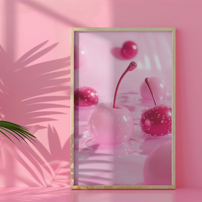 Pink Cherry Coquette Poster (Creator Uploaded)