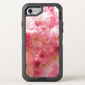 Pink Cherry Floral OtterBox Defender iPhone SE/8/7 Case