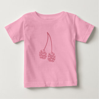 Pink Cherry Skulls Baby T-Shirt