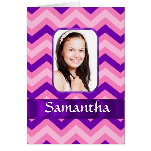Pink chevron cards (Front)