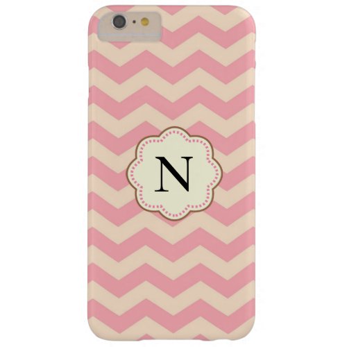 Pink Chevron Barely There iPhone 6 Plus Case