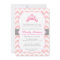 Pink Chevron, Princess Crown, Girl Baby Shower