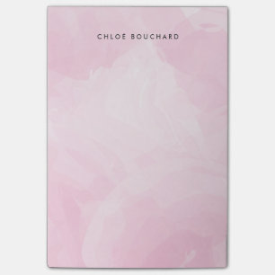 Pink   Chic Watercolor Personalized Post-it Notes