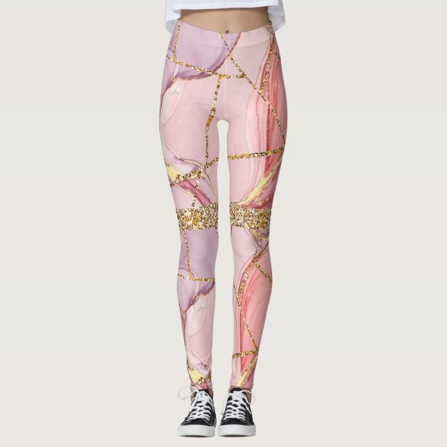 Pink Chick Sport Leggings (Front)