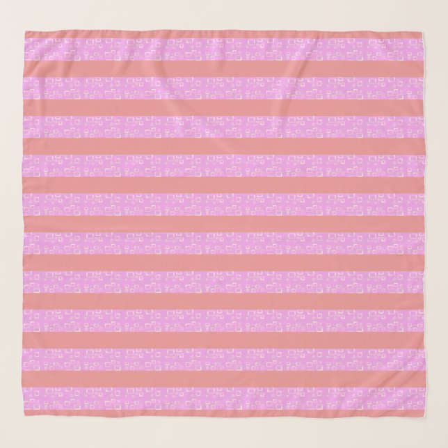 Pink Chiffon Scarf (Front)