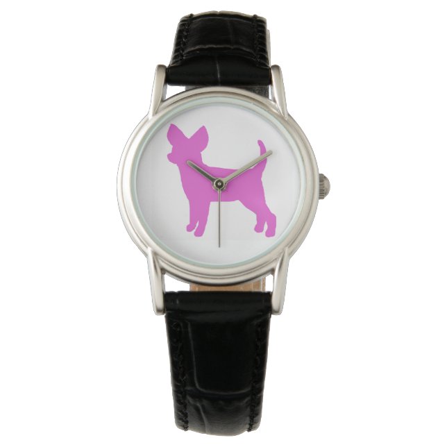 Pink Chihuahua Watch (Front)