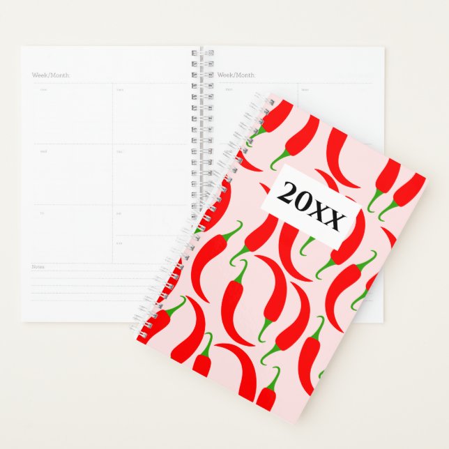 Pink Chili Peppers Planner (Display)