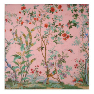 Pink Chinoiserie Acrylic Print