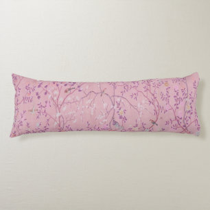 Pink Chinoiserie  Body Pillow