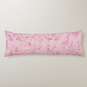 Pink Chinoiserie  Body Pillow