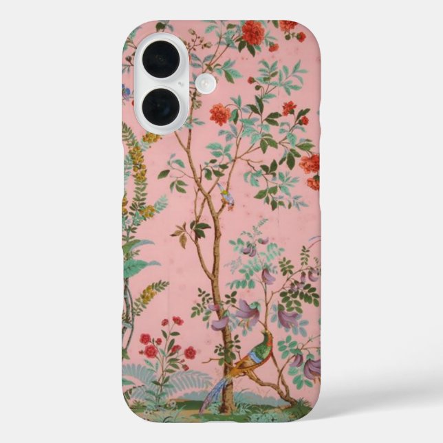 Pink Chinoiserie Case-Mate iPhone Case (Back)