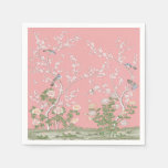 Pink Chinoiserie Decoupage Napkins