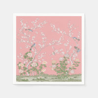 Pink Chinoiserie Decoupage