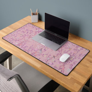 Pink Chinoiserie  Desk Mat