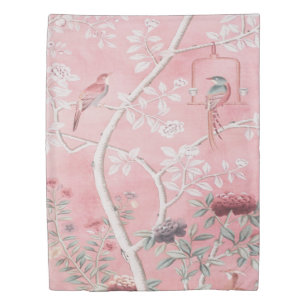 Pink Chinoiserie Duvet Cover