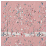 Pink Chinoiserie Fabric