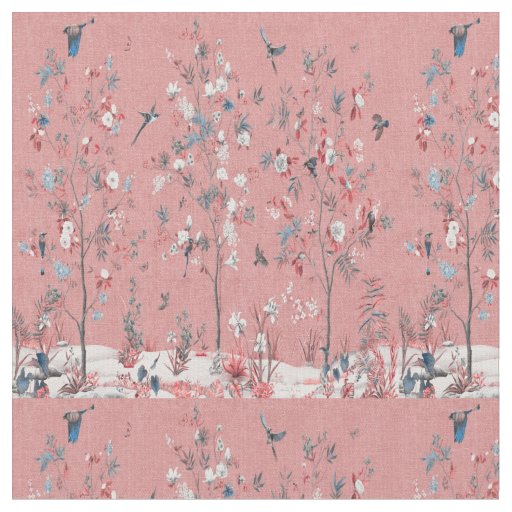 Pink Chinoiserie Fabric