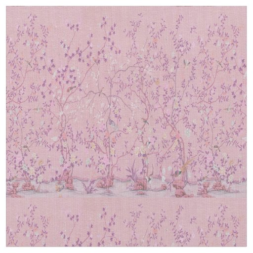 Pink Chinoiserie Fabric