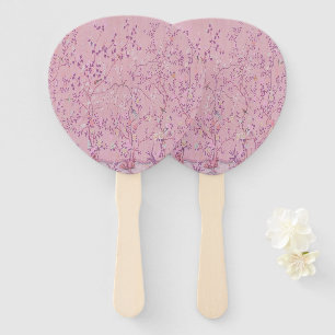 Pink Chinoiserie Hand Fan