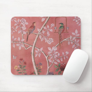 Pink Chinoiserie Mouse Pad