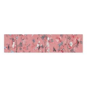 Pink Chinoiserie Paper Napkin Bands