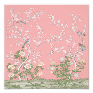 Pink Chinoiserie Photo Print