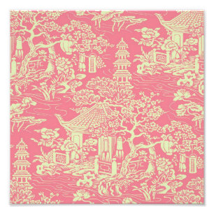 Pink Chinoiserie Photo Print