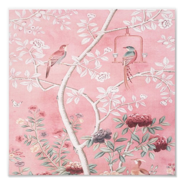 Pink Chinoiserie  Photo Print (Front)