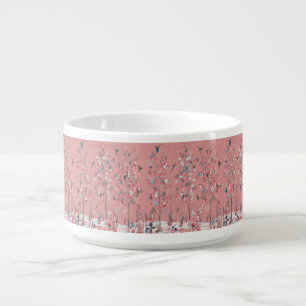 Pink Chinoiserie Porcelain Bowl