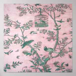 Pink Chinoiserie Poster