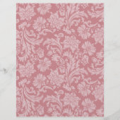 Pink Chintz Pattern Card Stock DIY Scrapbooking (Front)