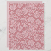 Pink Chintz Pattern Card Stock DIY Scrapbooking (Front/Back)