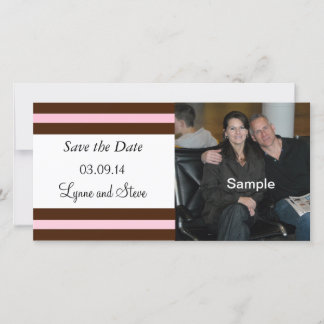 Pink Chocolate Save the Date Announcement