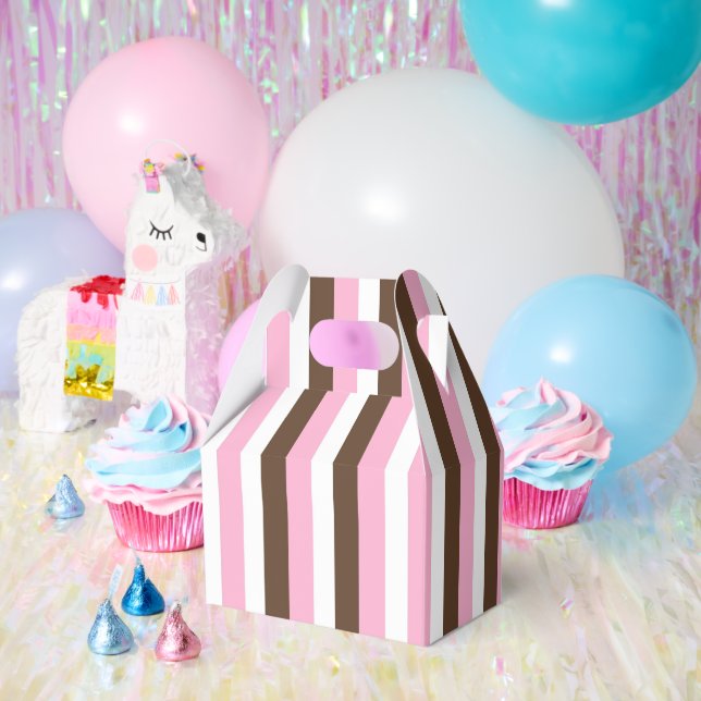Pink Chocolate Vanilla Favor Boxes (Party)