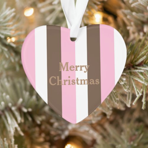 Pink Chocolate Vanilla Ornament