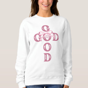 pink Christian aesthetic girls Sweatshirt
