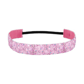 Pink Christmas Athletic Headband
