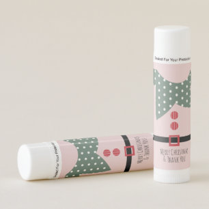 Pink Christmas Elf Suit Holiday Party    Lip Balm