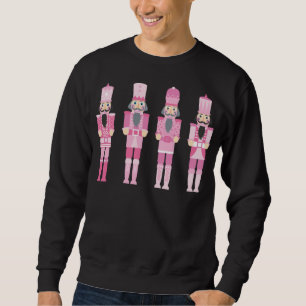 Pink Christmas Nutcracker Squad Ballet Dance Match Sweatshirt