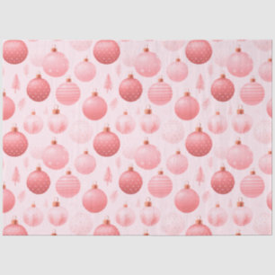 Pink Christmas Ornaments Christmas Tissue Paper