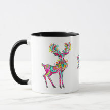 Pink Christmas Reindeer Gay Rainbow Aesthetic
