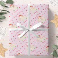 Personalized Ballerina Ballet Name Pretty Wrapping Paper Sheets, Zazzle