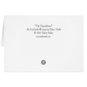 Pink Chrysanthemum Cards (Back Horizontal)