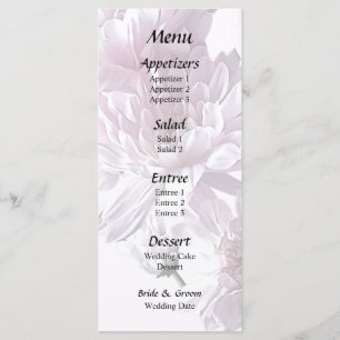 Pink Chrysanthemum Heart Menu