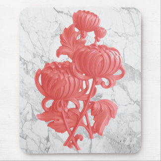 Pink Chrysanthemum Mouse Pad